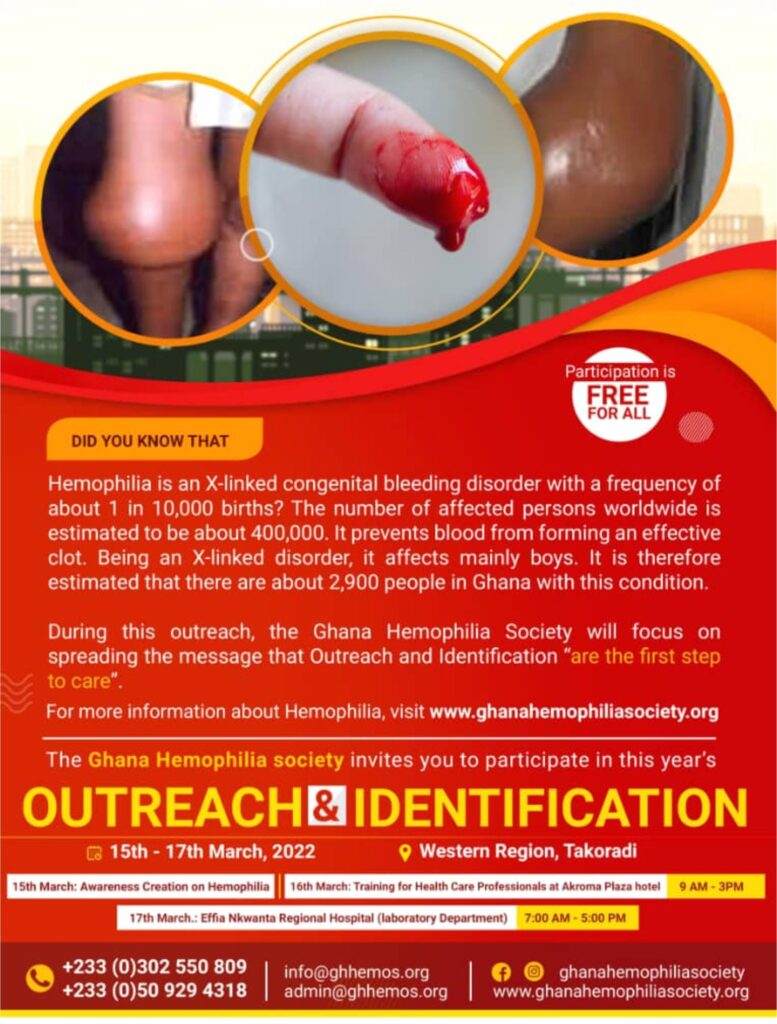 You are invited to participate in this year’s Outreach & Identification Program in the western Region, Takoradi. from 15th – 17th March,